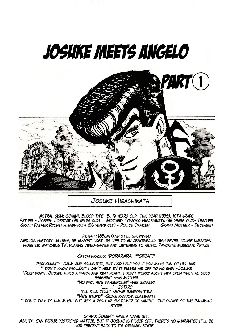 Diamond Wa Kudakenai - Vol.29 Chapter 269 : Josuke Meets Angelo Part 1