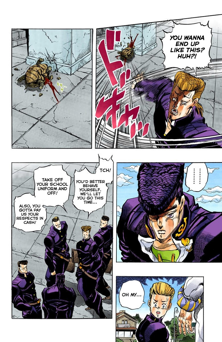 Diamond Wa Kudakenai - Vol.1 Chapter 1: Jotaro Kujo Meets Josuke Higashikata! - Part 1