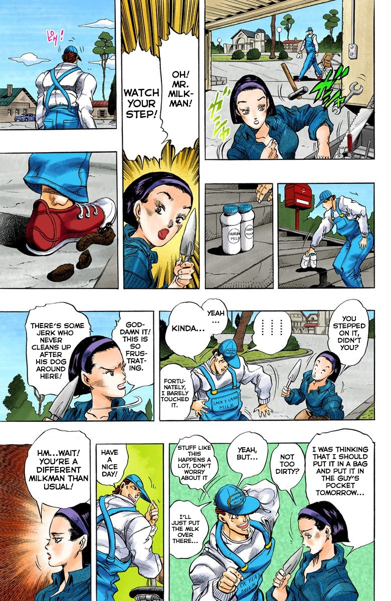 Diamond Wa Kudakenai - Vol.1 Chapter 4: Josuke Higashikata Meets Angelo! - Part 1