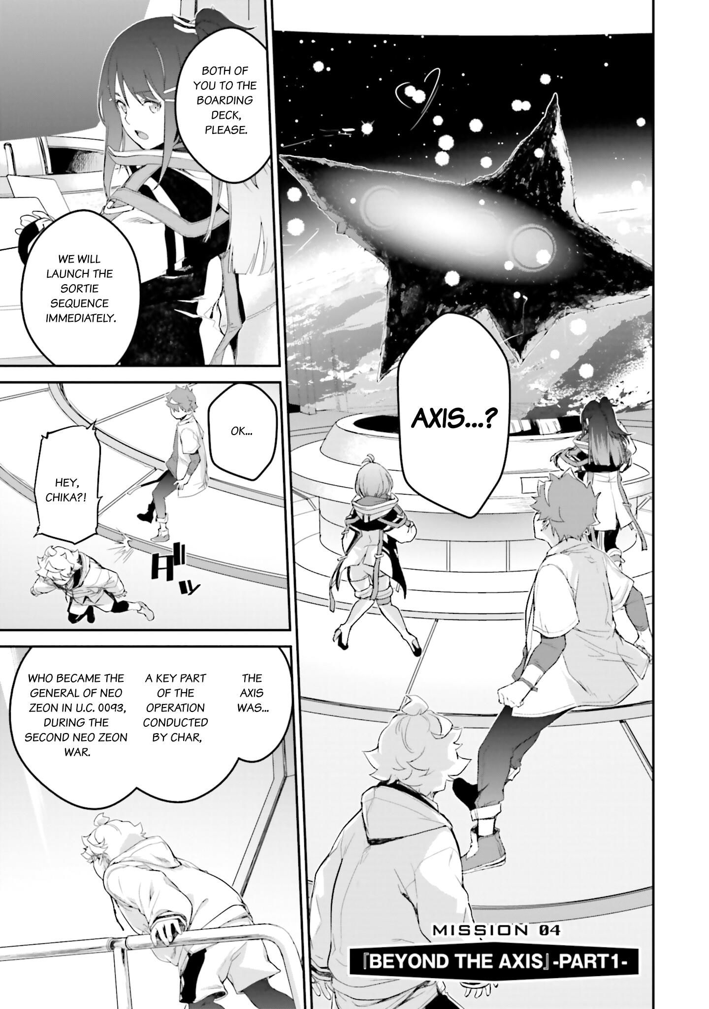 Mobile Suit Gundam N-Extreme - Vol.1 Chapter 4: Mission 4 [Beyond The Axis]-Part 1-