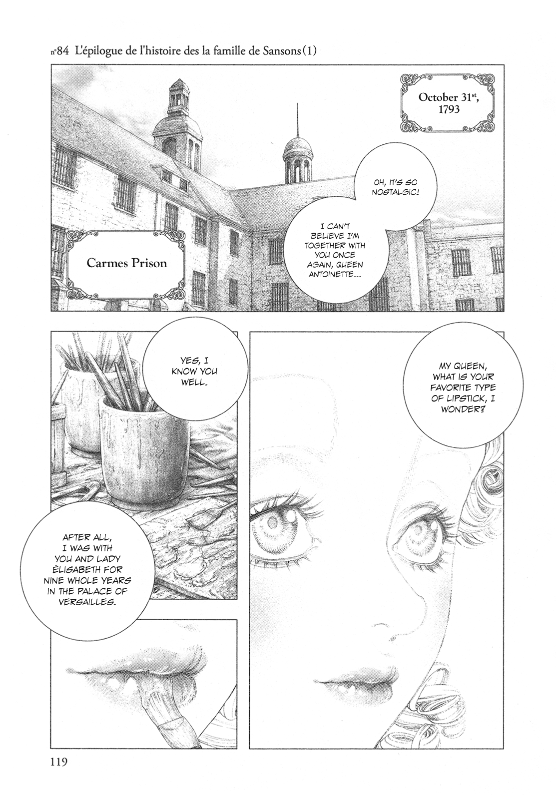 Innocent Rouge - Vol.12 Chapter 84: L'epilogue De L'histoire Des La Famille De Sansons (1)