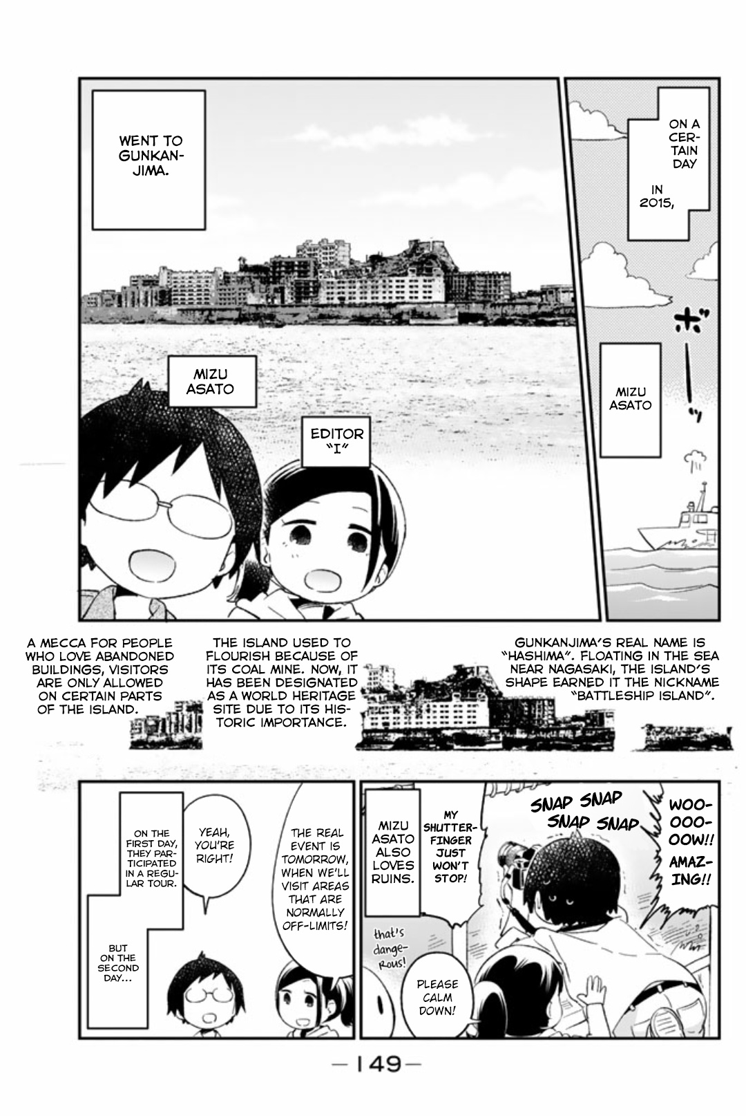 Dansan Joshi - Chapter 49.1: Mizu Asato Goes To Battleship Island