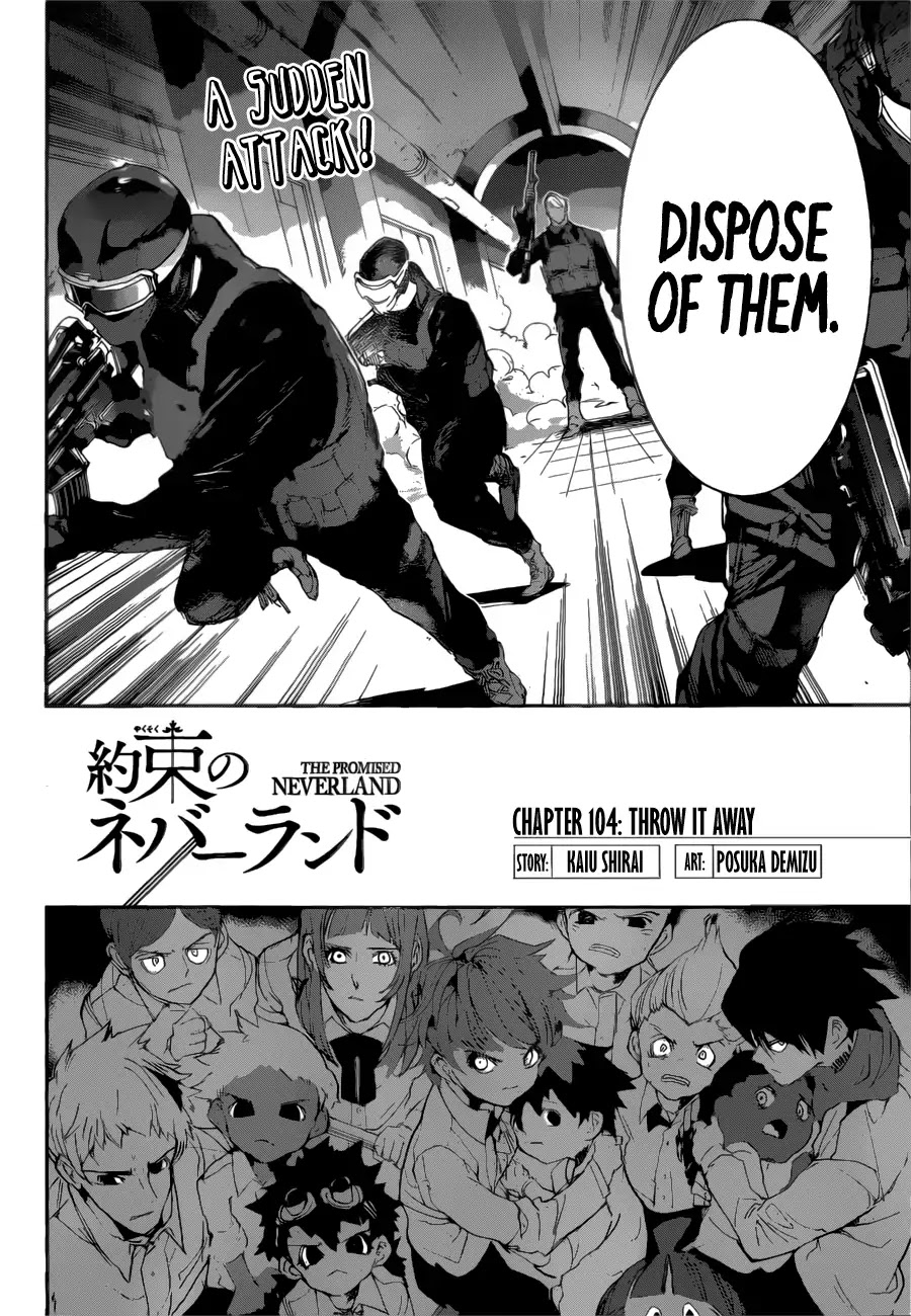 Yakusoku No Neverland - Chapter 104: Throw It Away