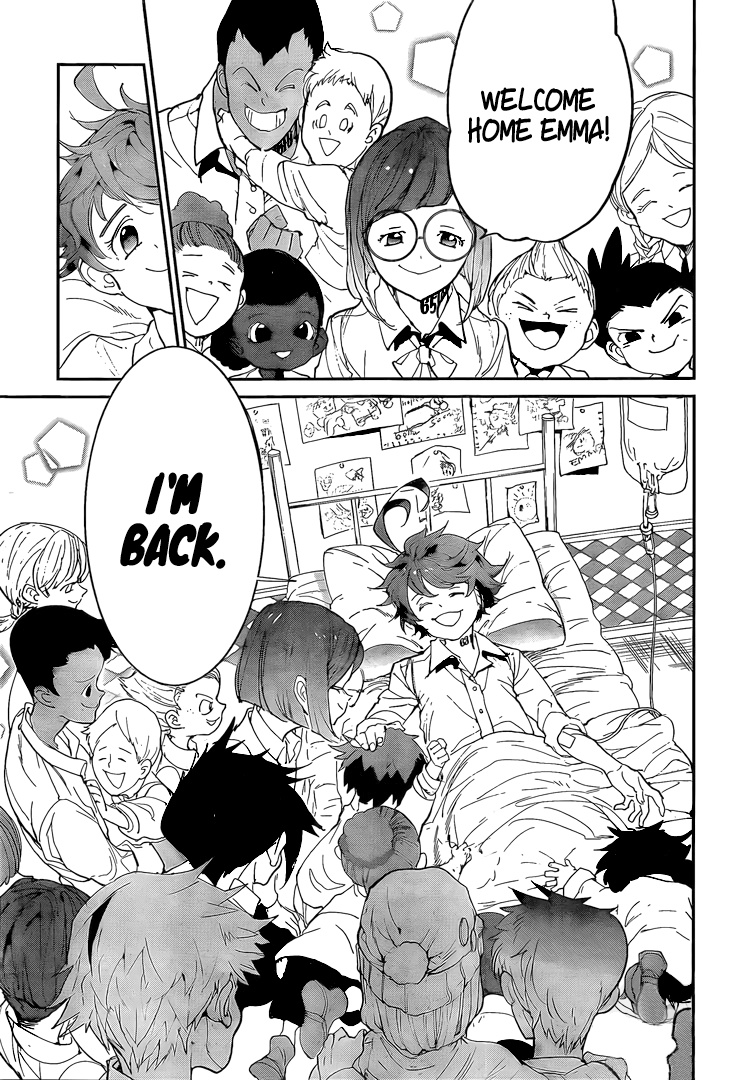 Yakusoku No Neverland - Chapter 96: Welcome Home