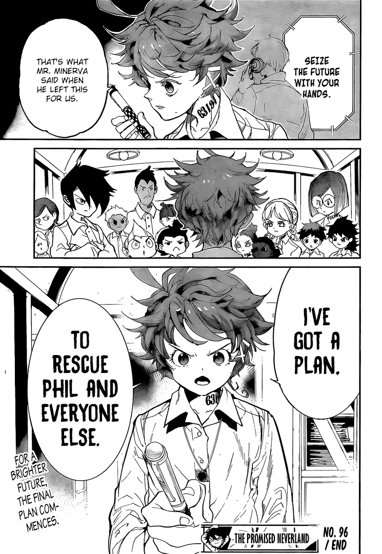 Yakusoku No Neverland - Chapter 96: Welcome Home