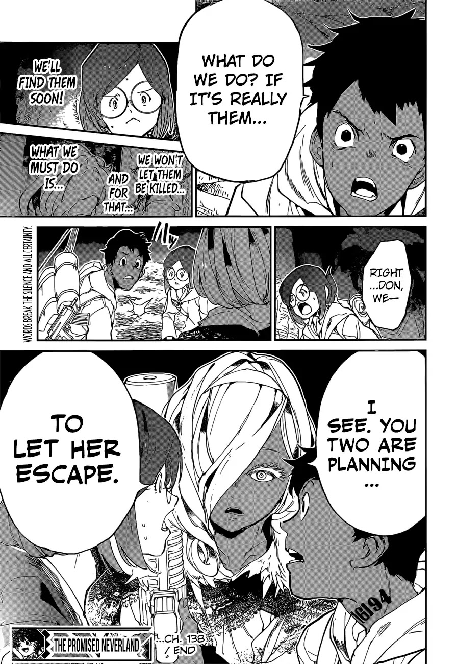 Yakusoku No Neverland - Chapter 138: The Search For The Demons (1)