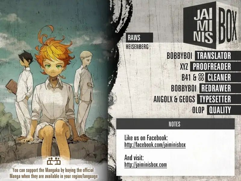 Yakusoku No Neverland - Chapter 123: An Important Choice