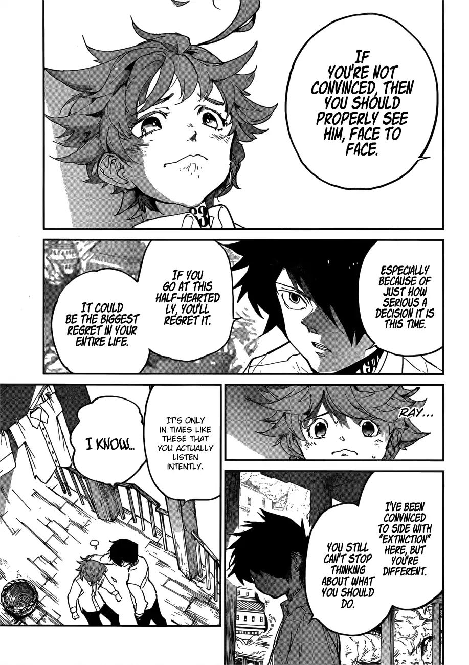 Yakusoku No Neverland - Chapter 123: An Important Choice