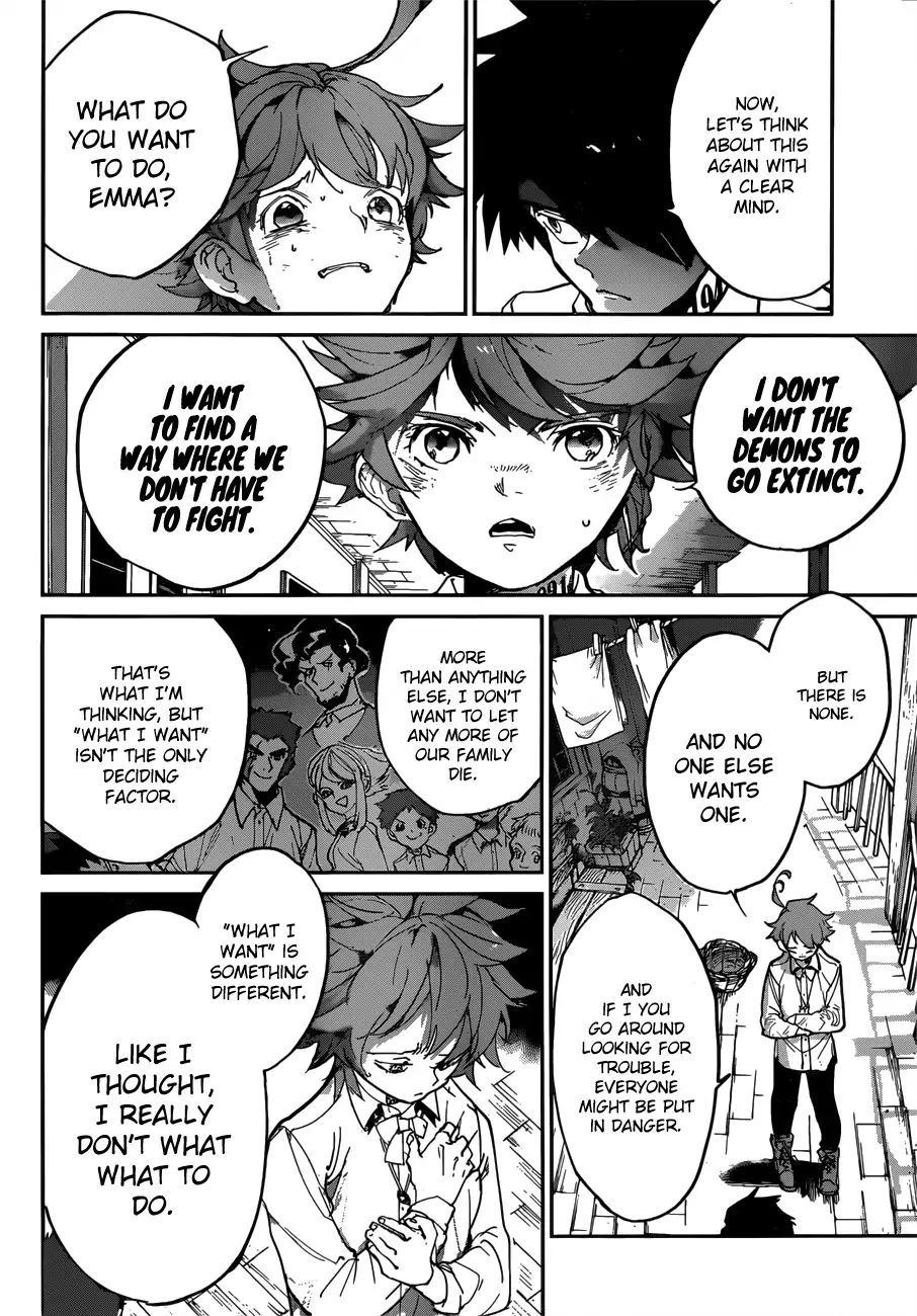 Yakusoku No Neverland - Chapter 123: An Important Choice