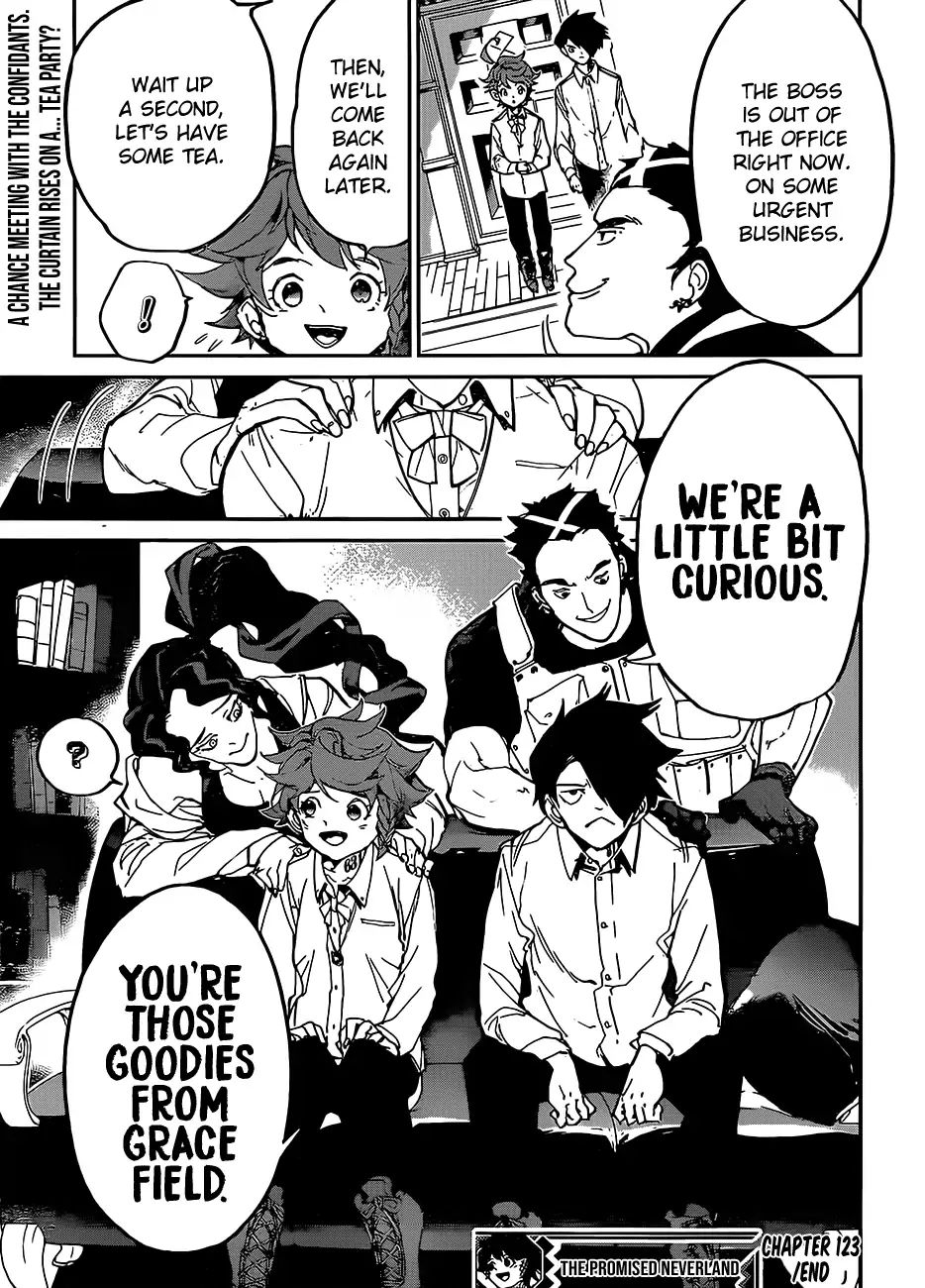 Yakusoku No Neverland - Chapter 123: An Important Choice