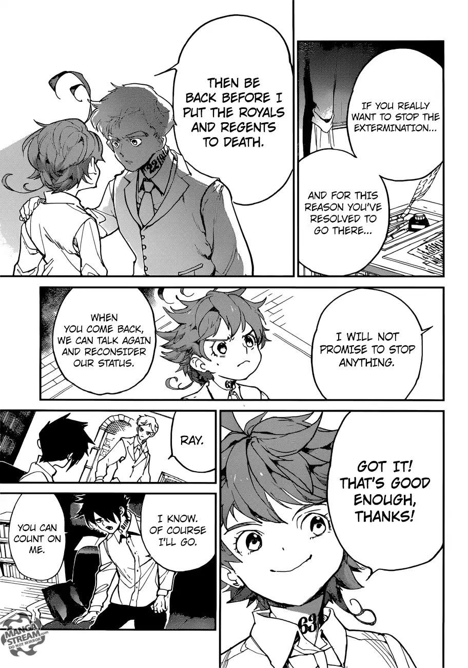 Yakusoku No Neverland - Vol. Tbd Chapter 128: I Ve Made Up My Mind