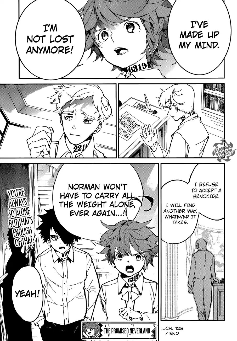 Yakusoku No Neverland - Vol. Tbd Chapter 128: I Ve Made Up My Mind