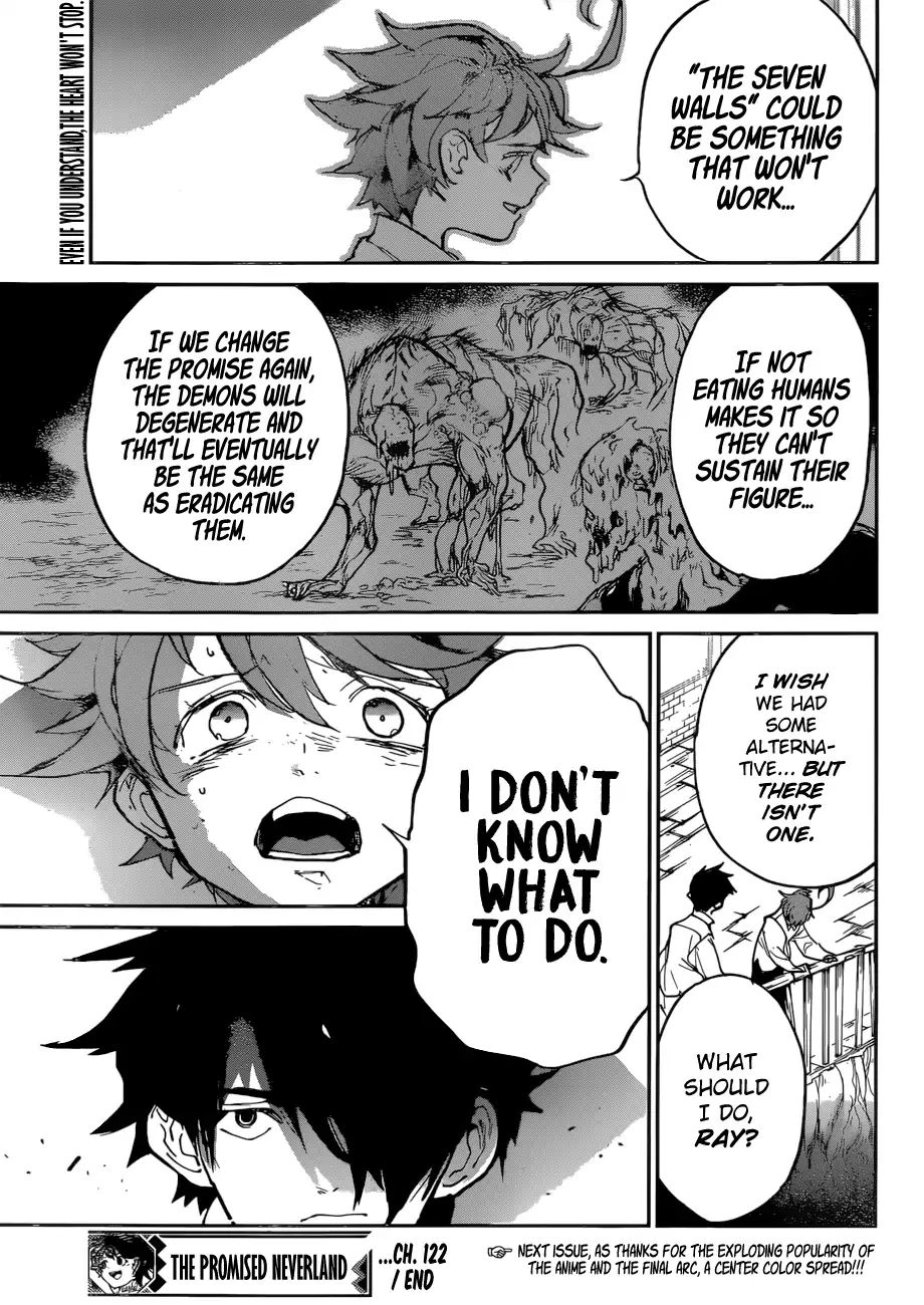 Yakusoku No Neverland - Chapter 122: True Feelings