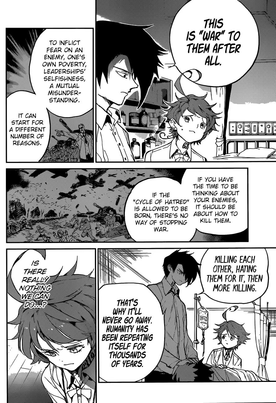 Yakusoku No Neverland - Vol. Tbd Chapter 126: Three Party Dialogue