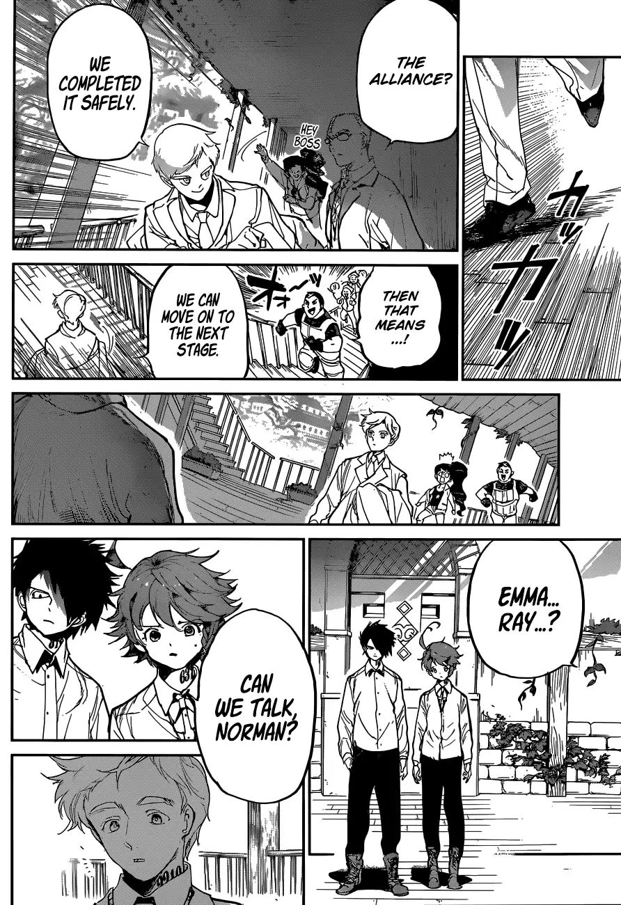 Yakusoku No Neverland - Vol. Tbd Chapter 126: Three Party Dialogue