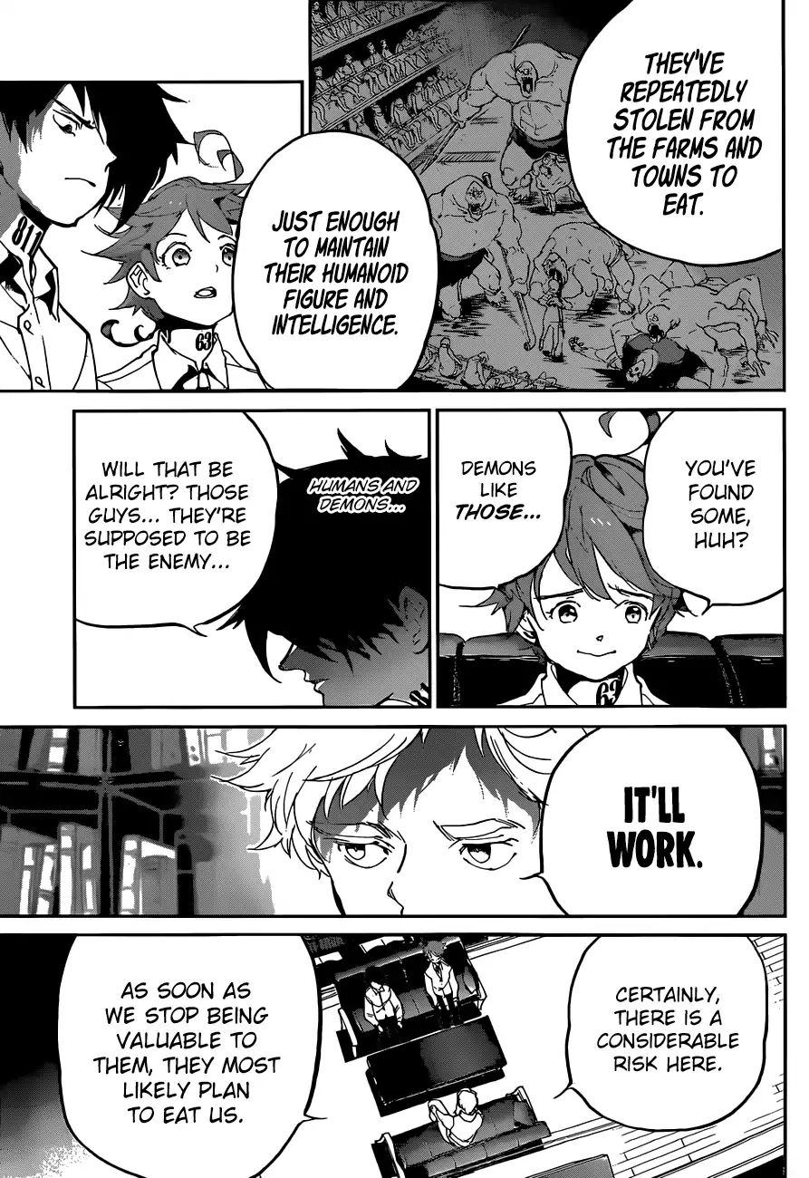 Yakusoku No Neverland - Vol. Tbd Chapter 126: Three Party Dialogue