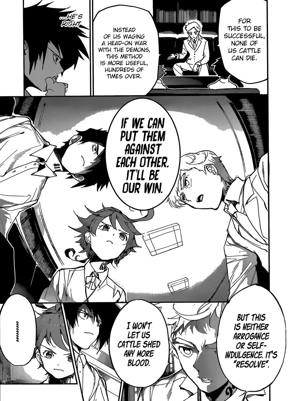 Yakusoku No Neverland - Vol. Tbd Chapter 126: Three Party Dialogue