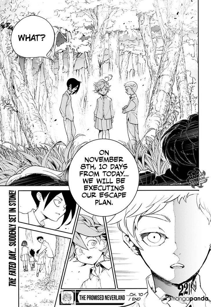 Yakusoku No Neverland - Chapter 10