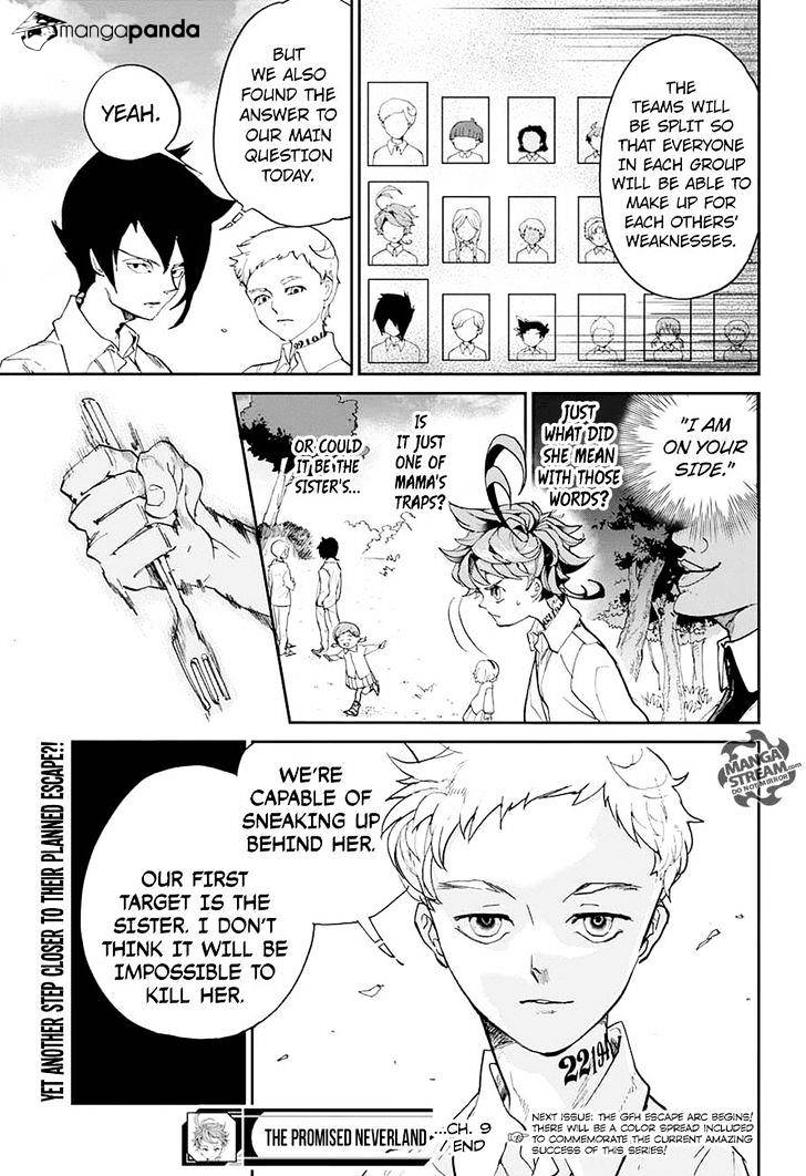 Yakusoku No Neverland - Chapter 9