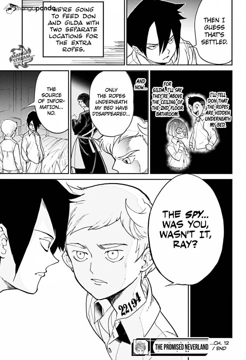 Yakusoku No Neverland - Chapter 12