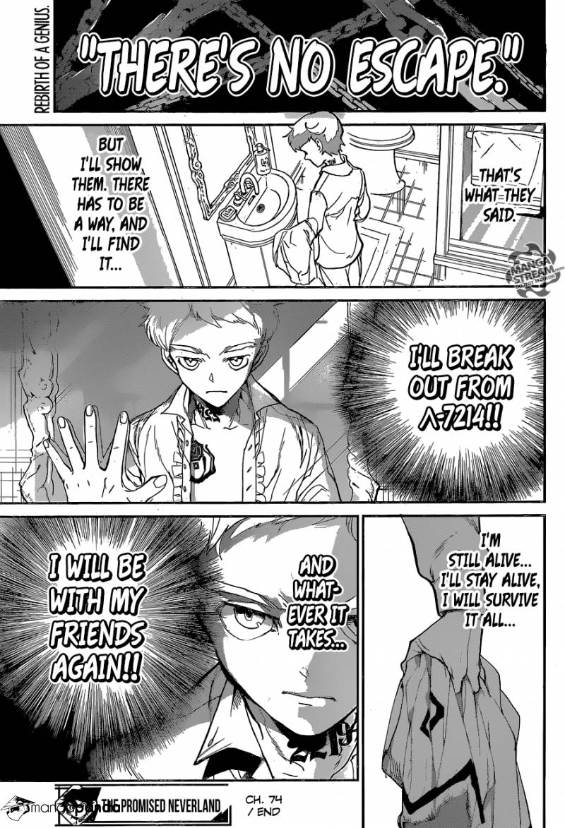 Yakusoku No Neverland - Chapter 74