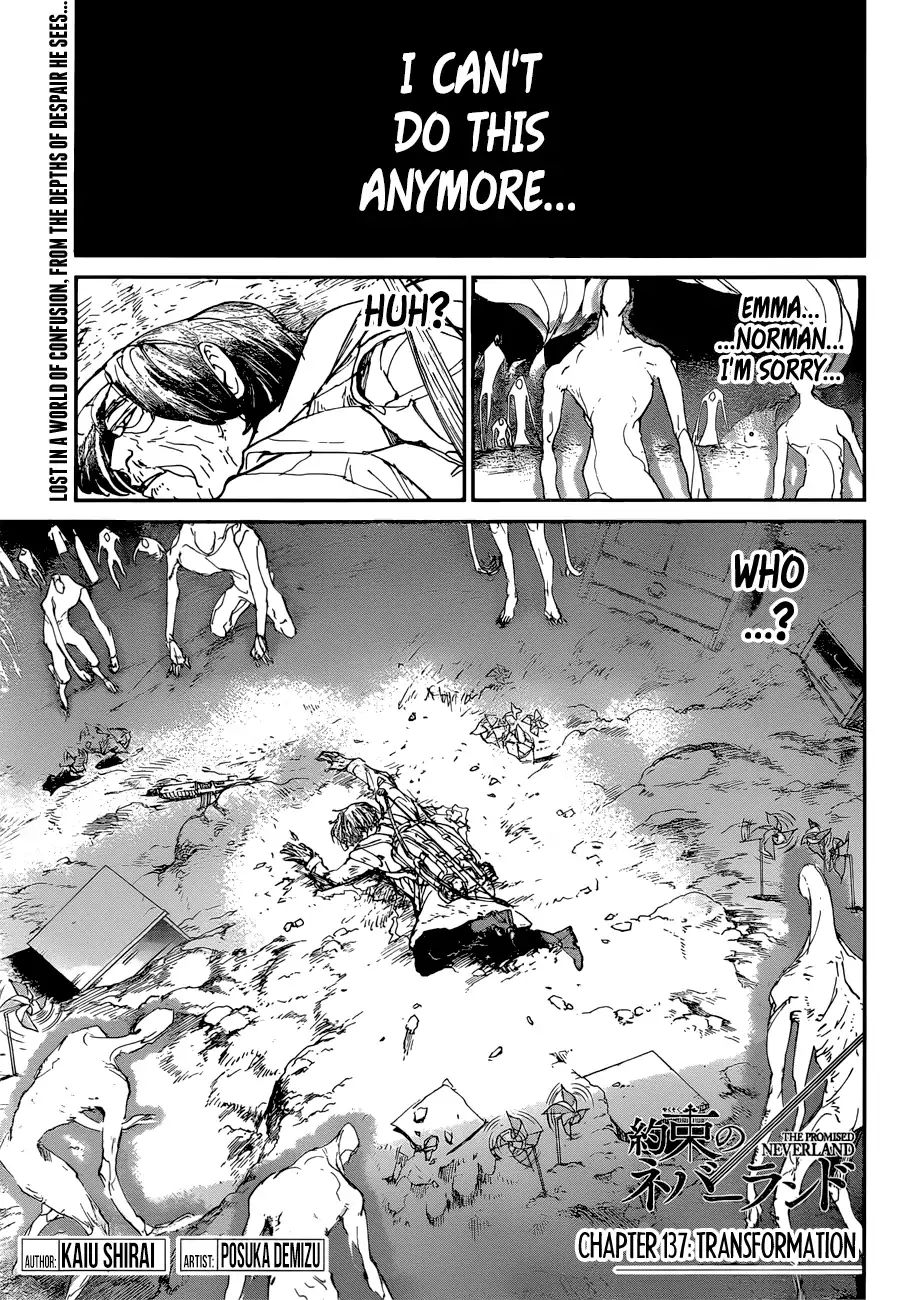 Yakusoku No Neverland - Chapter 137: Transformation