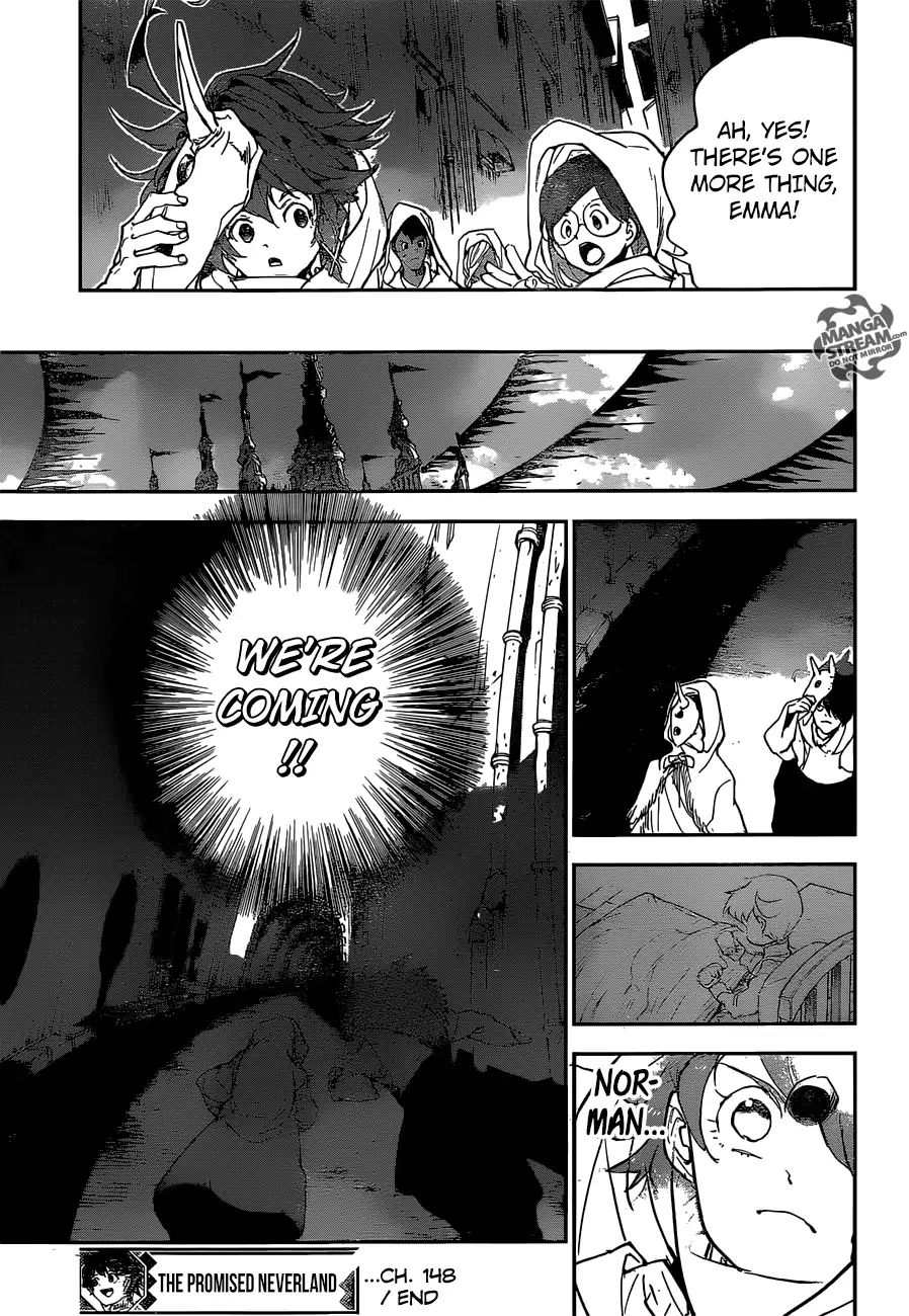 Yakusoku No Neverland - Chapter 148: We Re Coming