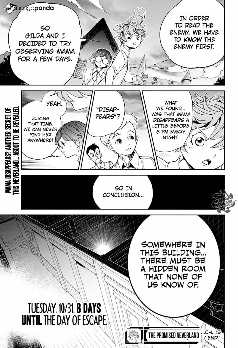 Yakusoku No Neverland - Chapter 15