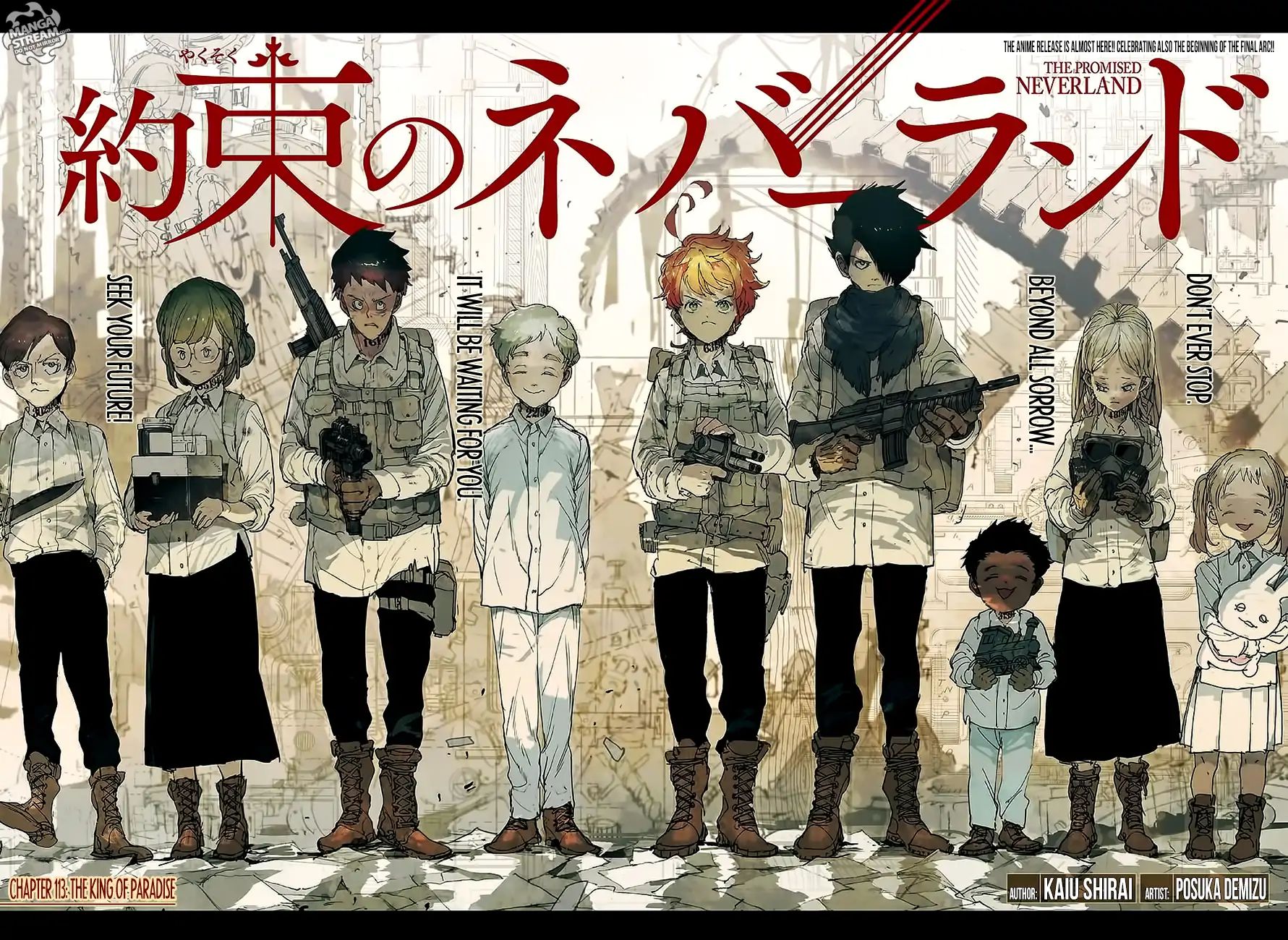 Yakusoku No Neverland - Chapter 113: The King Of Paradise