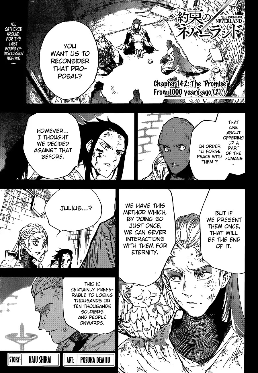 Yakusoku No Neverland - Chapter 142: The "Promise" From 1000 Years Ago (2)