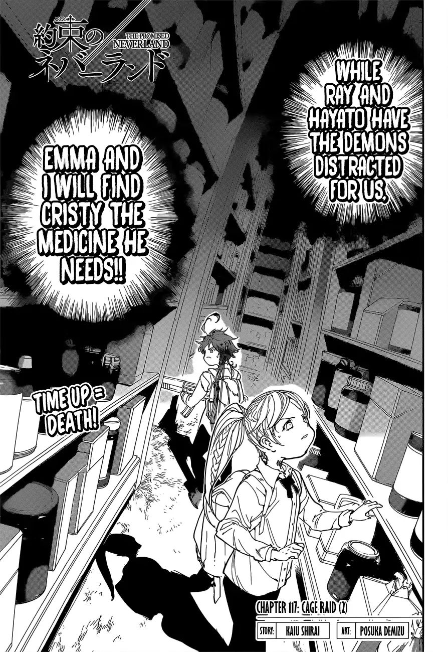 Yakusoku No Neverland - Chapter 117: Cage Raid (2)