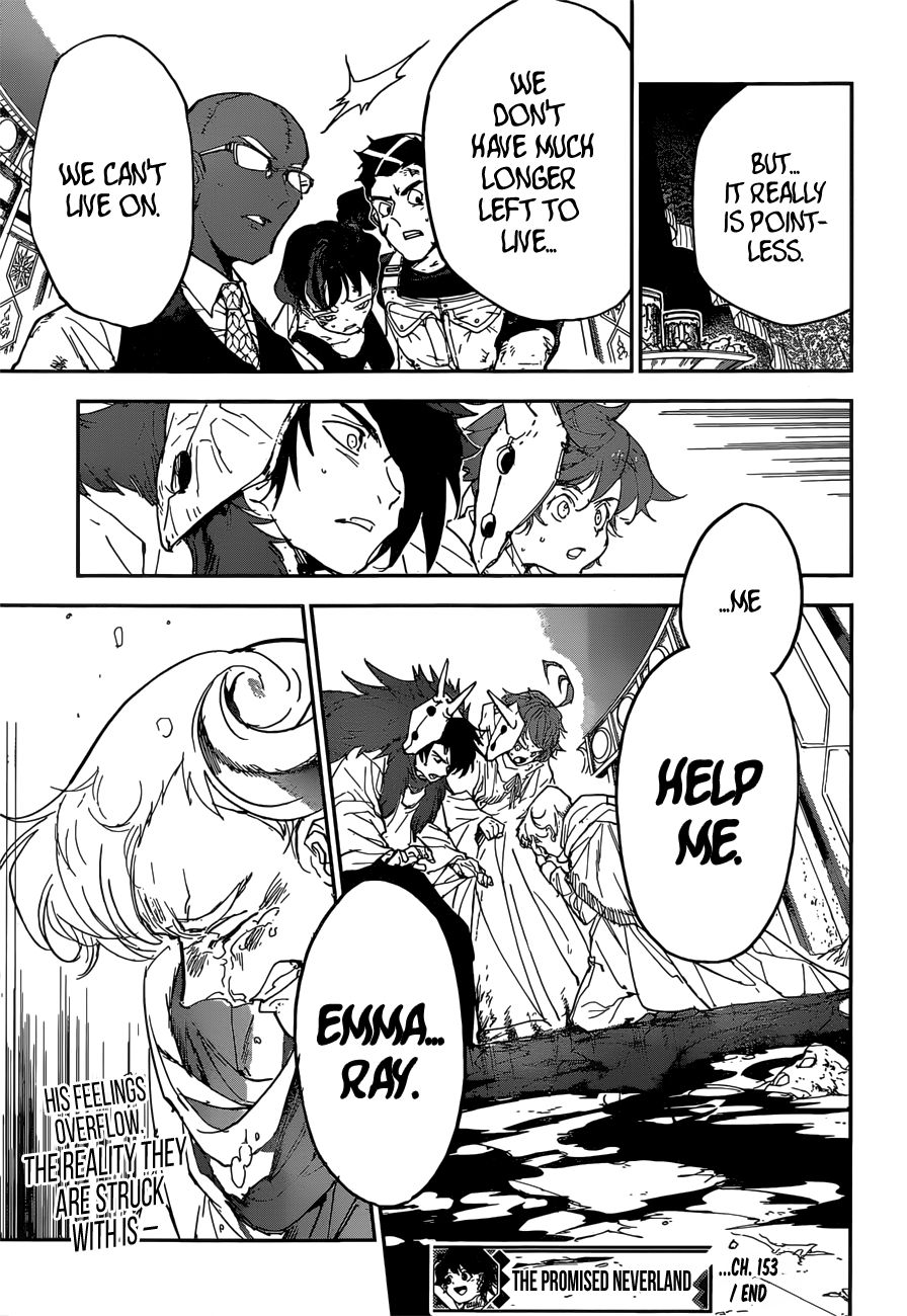 Yakusoku No Neverland - Chapter 153: Coward