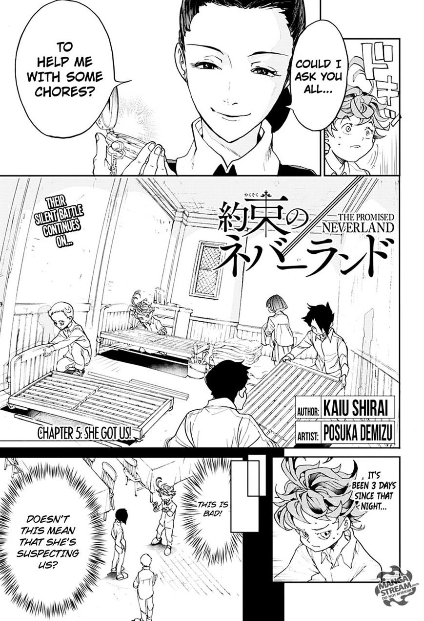 Yakusoku No Neverland - Chapter 5