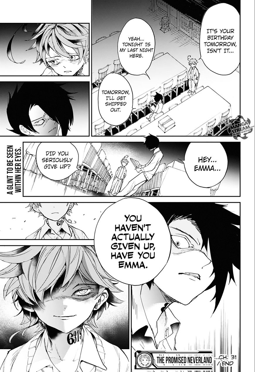 Yakusoku No Neverland - Chapter 31