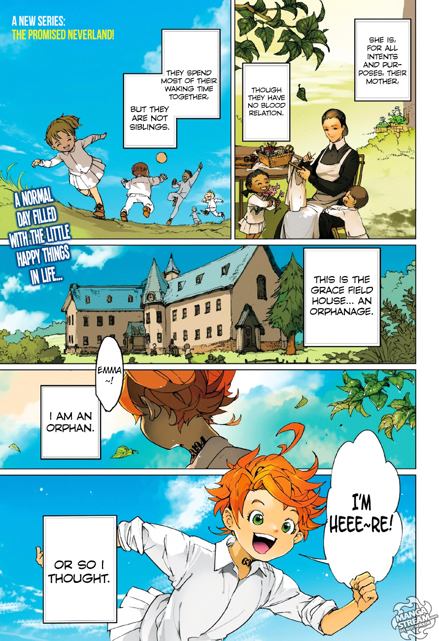 Yakusoku No Neverland - Chapter 1 : Grace Field House