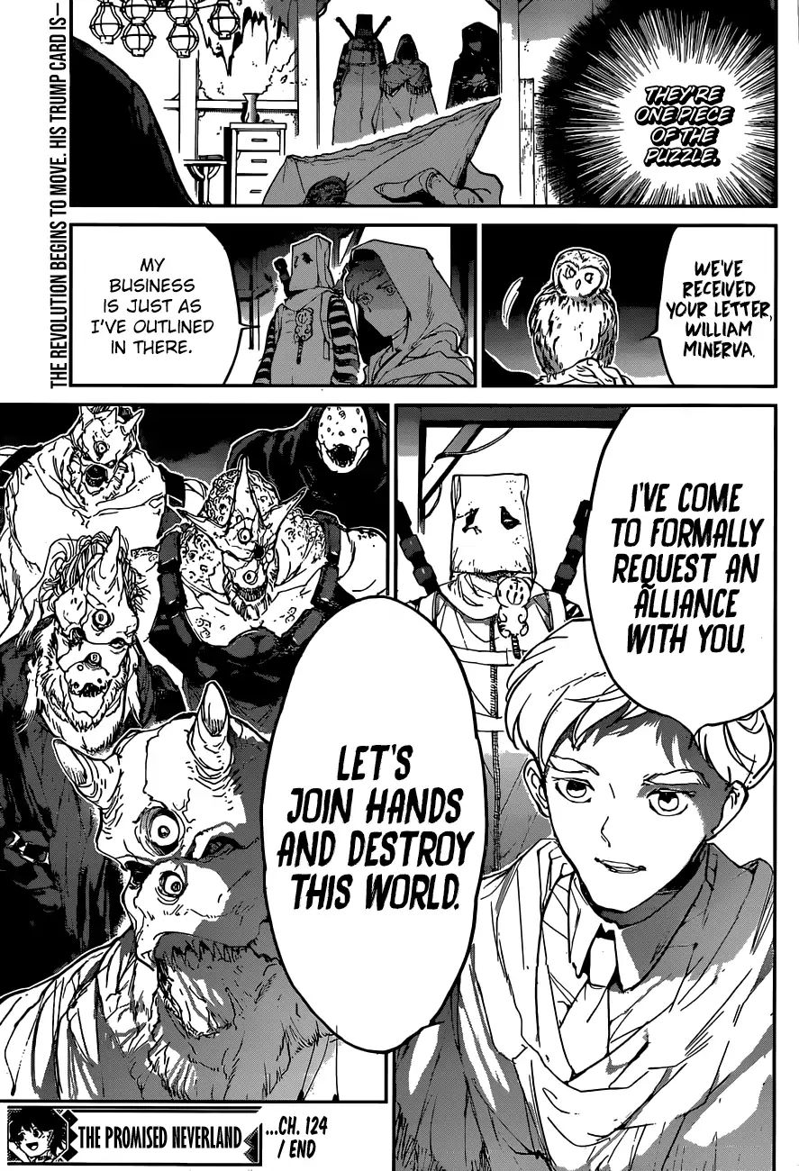 Yakusoku No Neverland - Chapter 124: Spill It