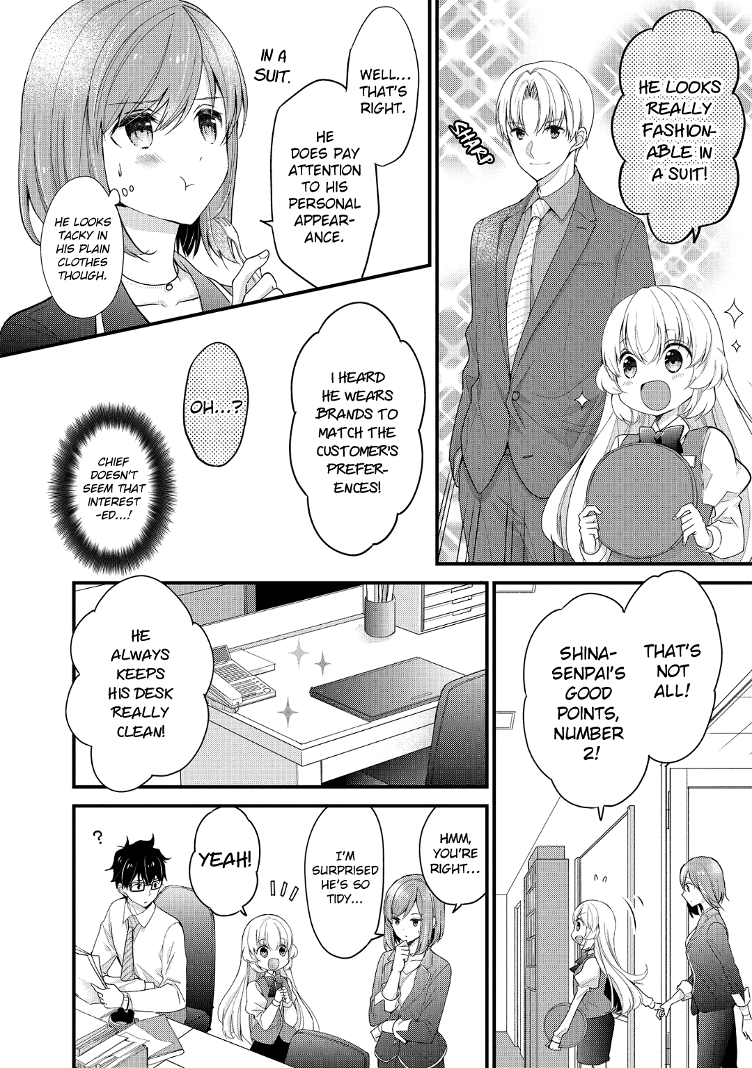 Chicchai Kanojo Senpai Ga Kawaisugiru. - Chapter 6: Shina-Senpai Is Cool When He's Working!