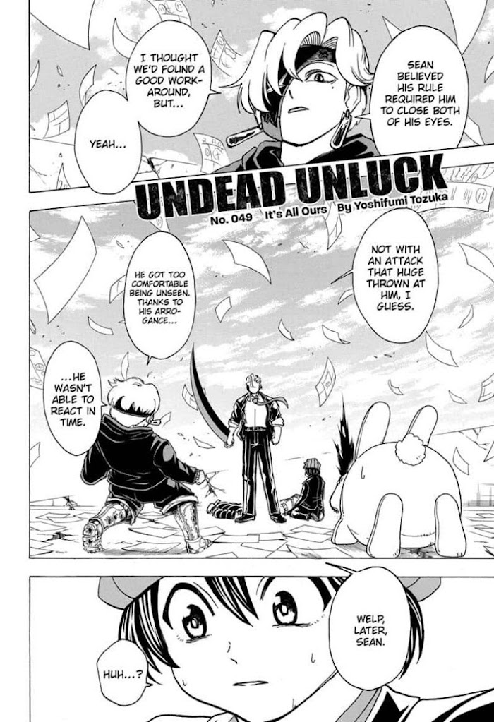 Undead + Unluck - Chapter 49 : No. 049 It's All Ours