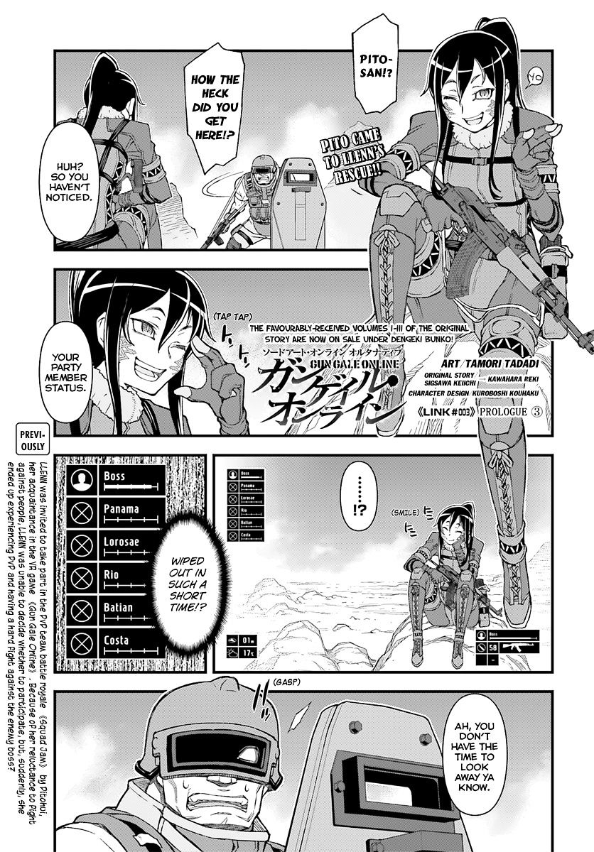 Sword Art Online Alternative - Gun Gale Online - Chapter 3 : Prologue Â‘¢