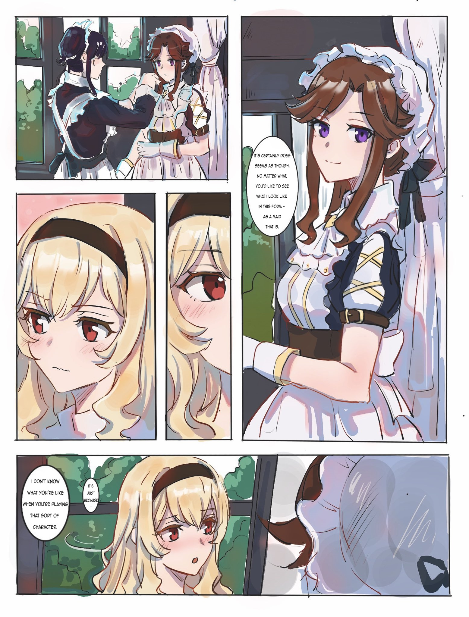 Maya And Claudine (Mayakuro) Short Comics Compilation - Chapter 18: Fluff