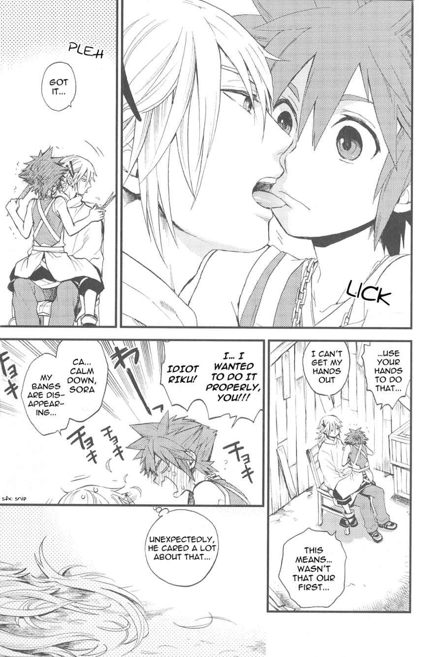 Kingdom Hearts - Rs Collection (Doujinshi Anthology) - Vol.1 Chapter 9: Hair Salon Sora