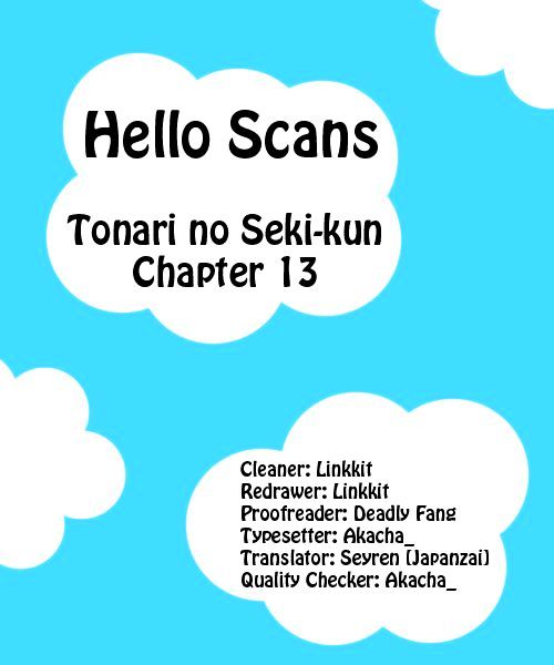 Tonari No Seki-Kun - Vol.1 Chapter 13