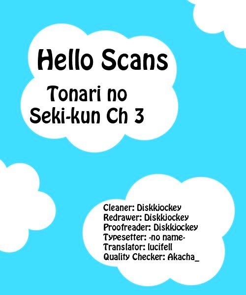 Tonari No Seki-Kun - Vol.1 Chapter 3