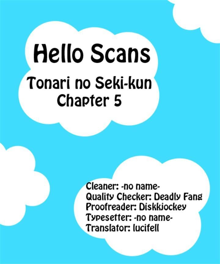 Tonari No Seki-Kun - Vol.1 Chapter 5