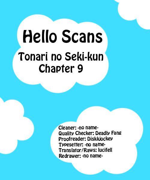 Tonari No Seki-Kun - Vol.1 Chapter 9