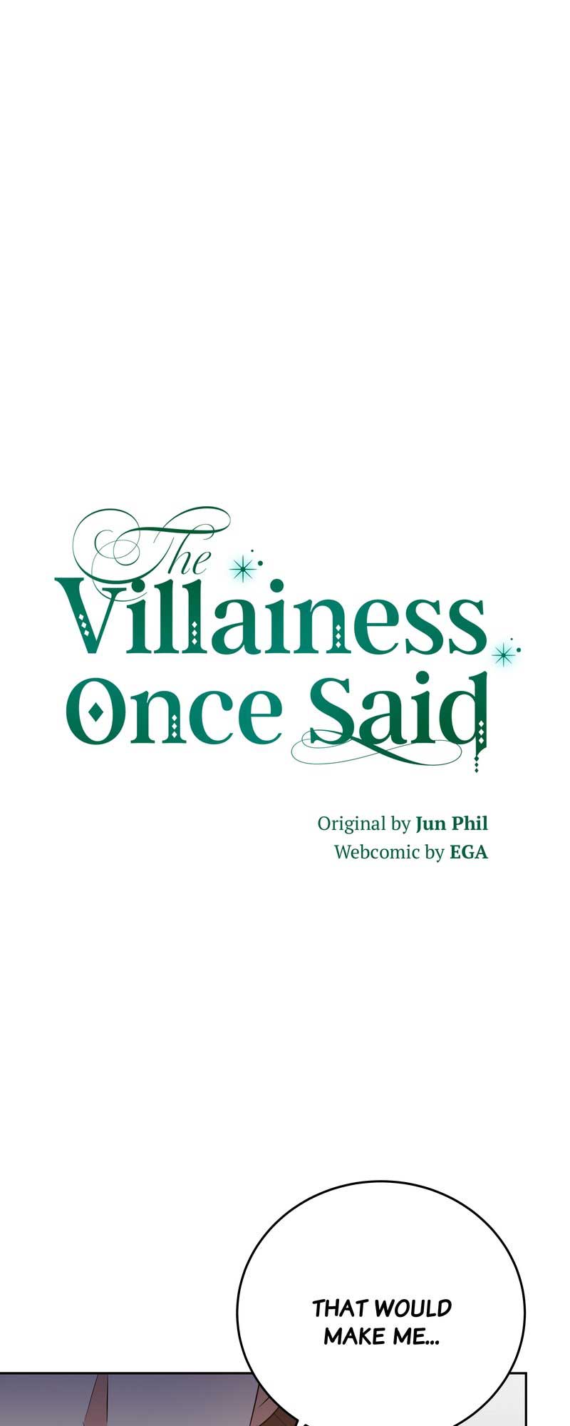 The Villainess Once Said - Chapter 37