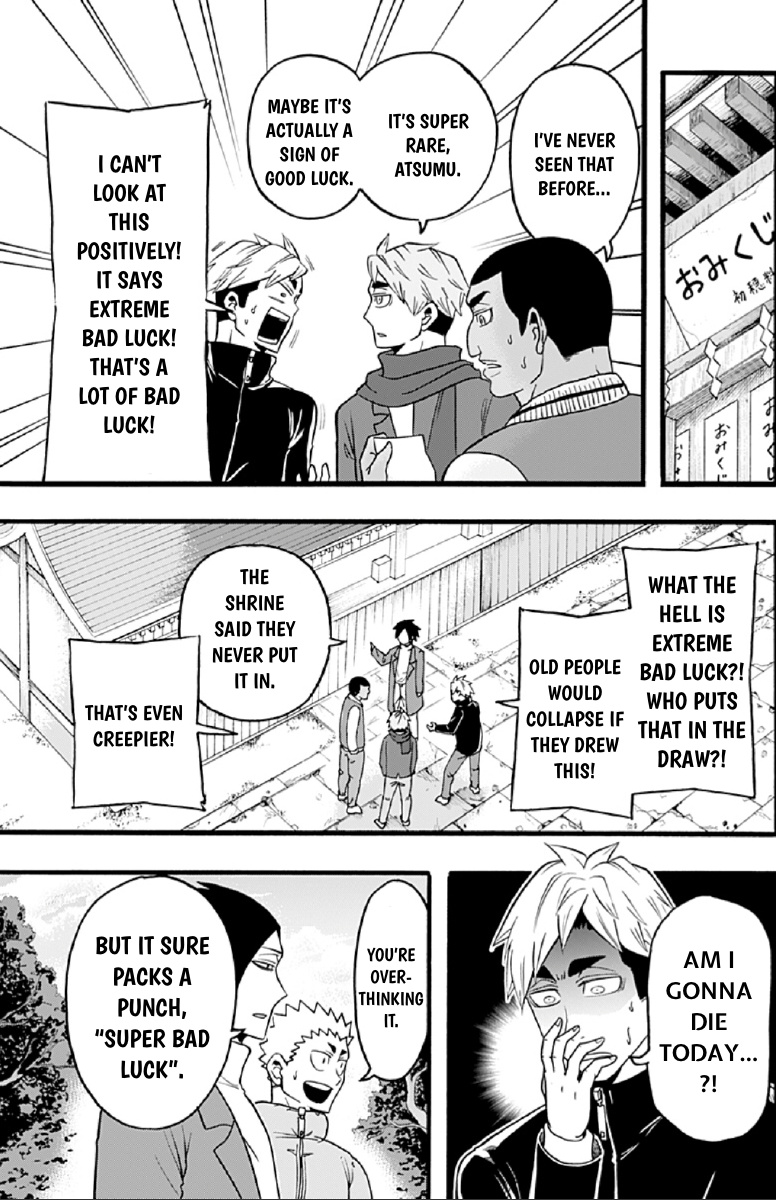 Haikyuu-Bu!! - Vol.3 Chapter 32: Inarizaki’s Fortune Strips