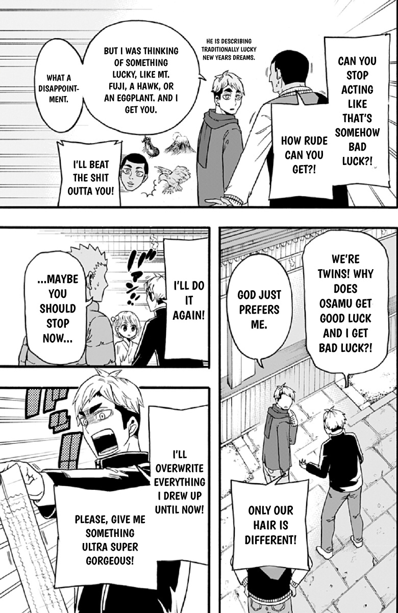 Haikyuu-Bu!! - Vol.3 Chapter 32: Inarizaki’s Fortune Strips