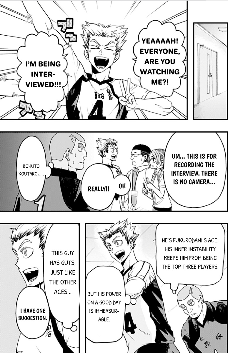 Haikyuu-Bu!! - Vol.3 Chapter 26: Interview With Kiryuu And Bokuto