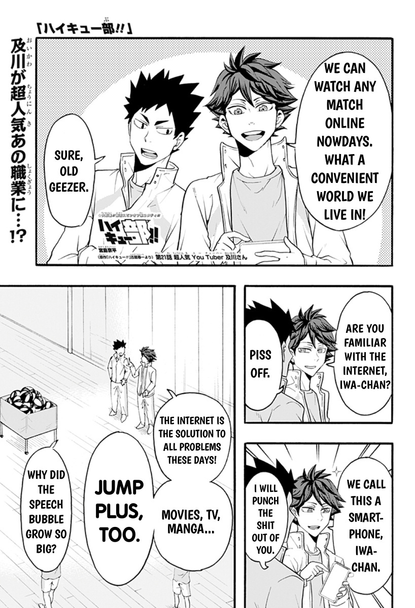 Haikyuu-Bu!! - Vol.2 Chapter 21: (Nobody Wants) Oikawa As A Youtuber